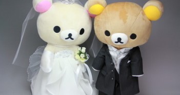 リラックマとコリラックマのウェルカムドール完成 IMG_1506
