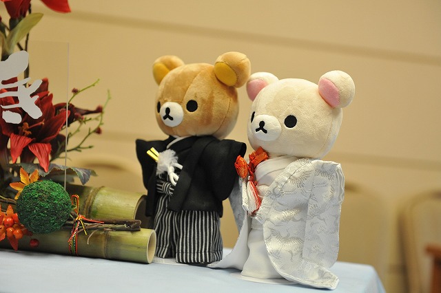 リラックマ＆コリラックマ♪ウェルカムドール♪和装♪結婚式 - ぬいぐるみ