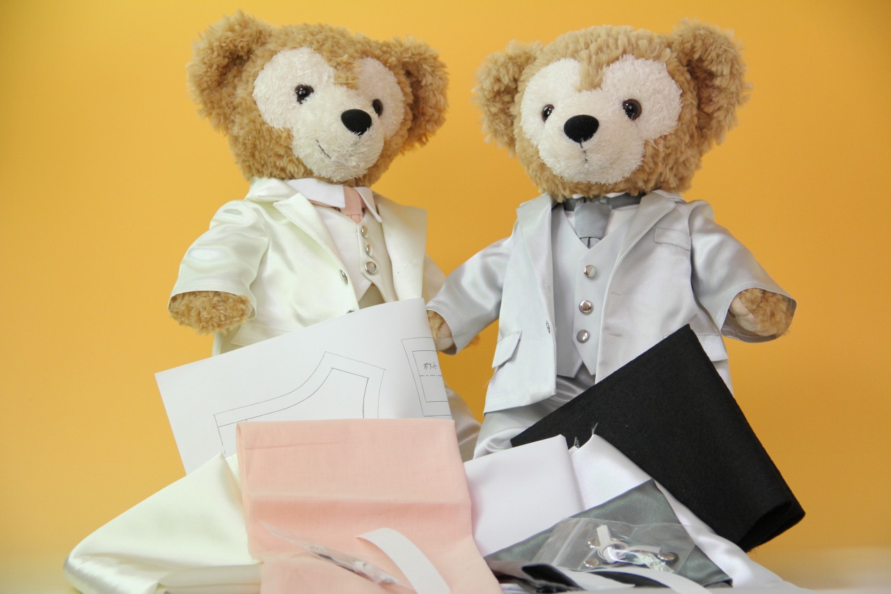 ダッフィー（S）用のタキシード【自作】手作りキット（送料込