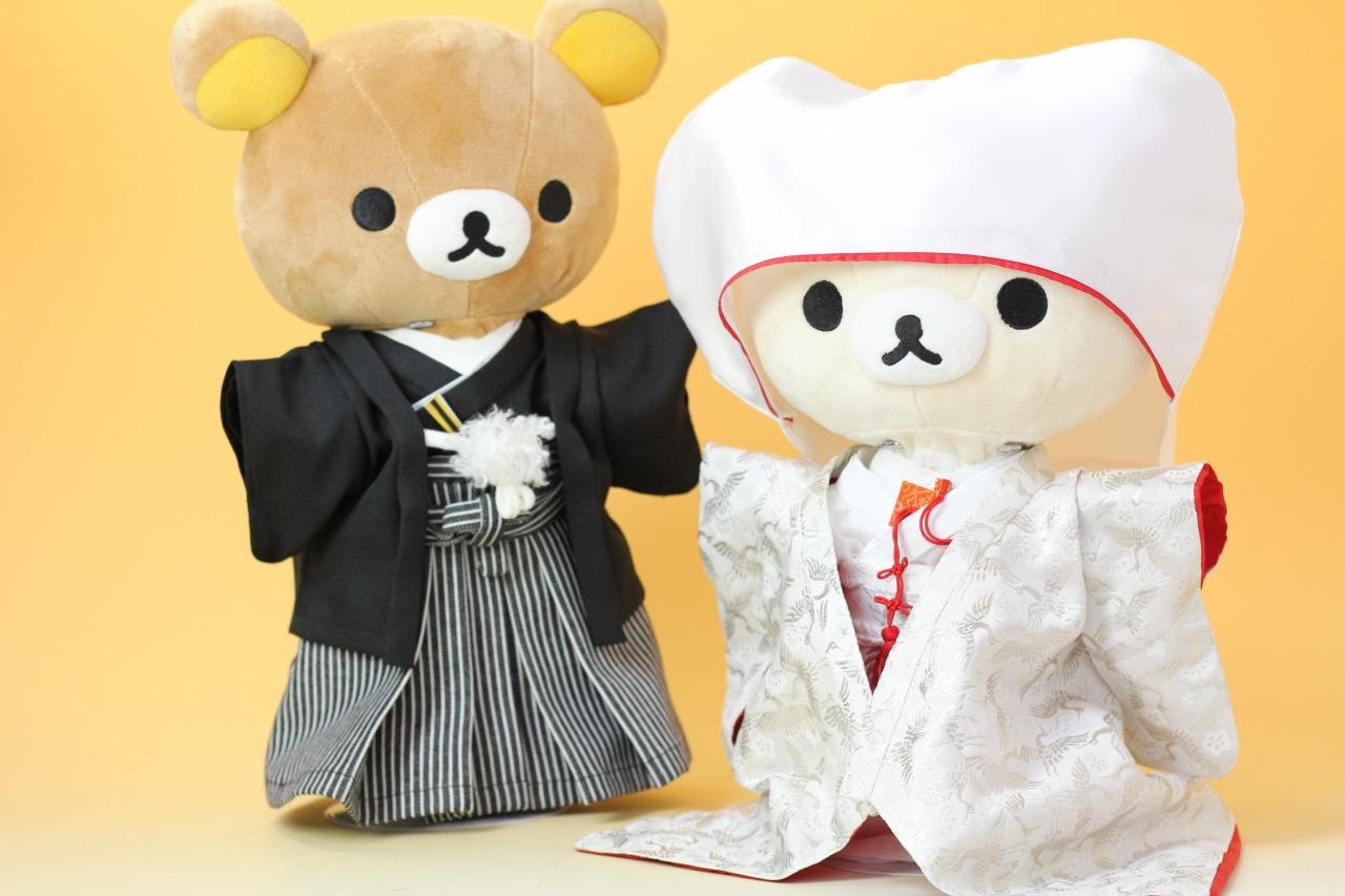 リラックマ＆コリラックマ♪ウェルカムドール♪和装♪結婚式 - ぬいぐるみ