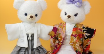 No.3409ホイップ&パフィーの和装ウェルカムドール ホイップ&パフィーのウェルカムドール正面