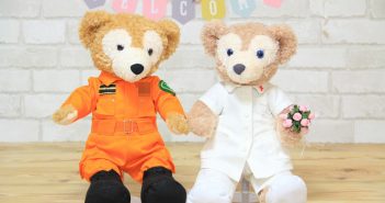 No.3742ダッフィー&シェリーメイのウェルカムドール ダッフィー&シェリーメイのウェルカムドール正面