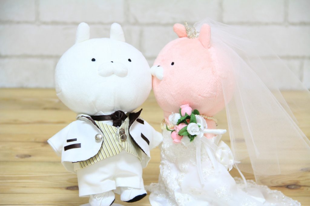 ✿うさまる✿ ウエディング衣装 結婚式 ウエディングドール-