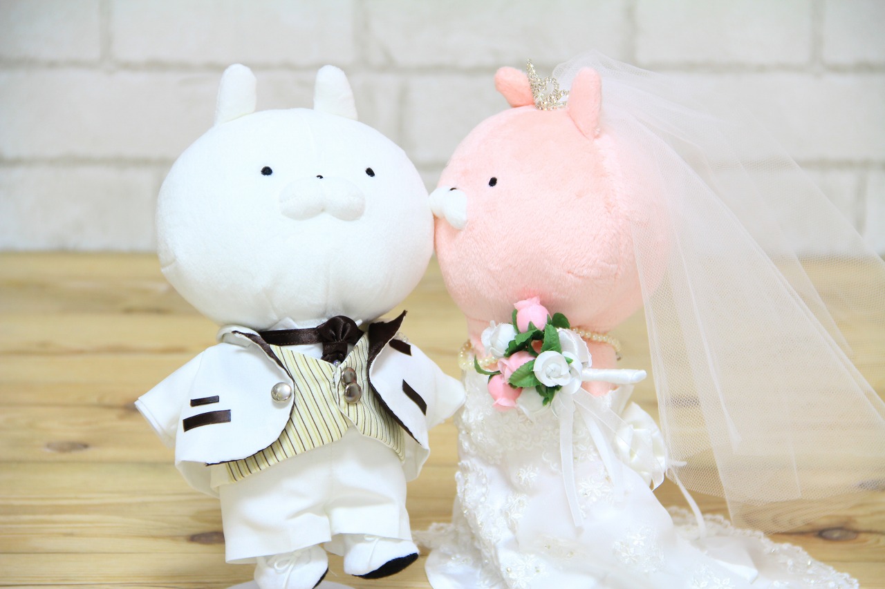 うさまる うさこ ウエディングドール 結婚式 - キャラクターグッズ