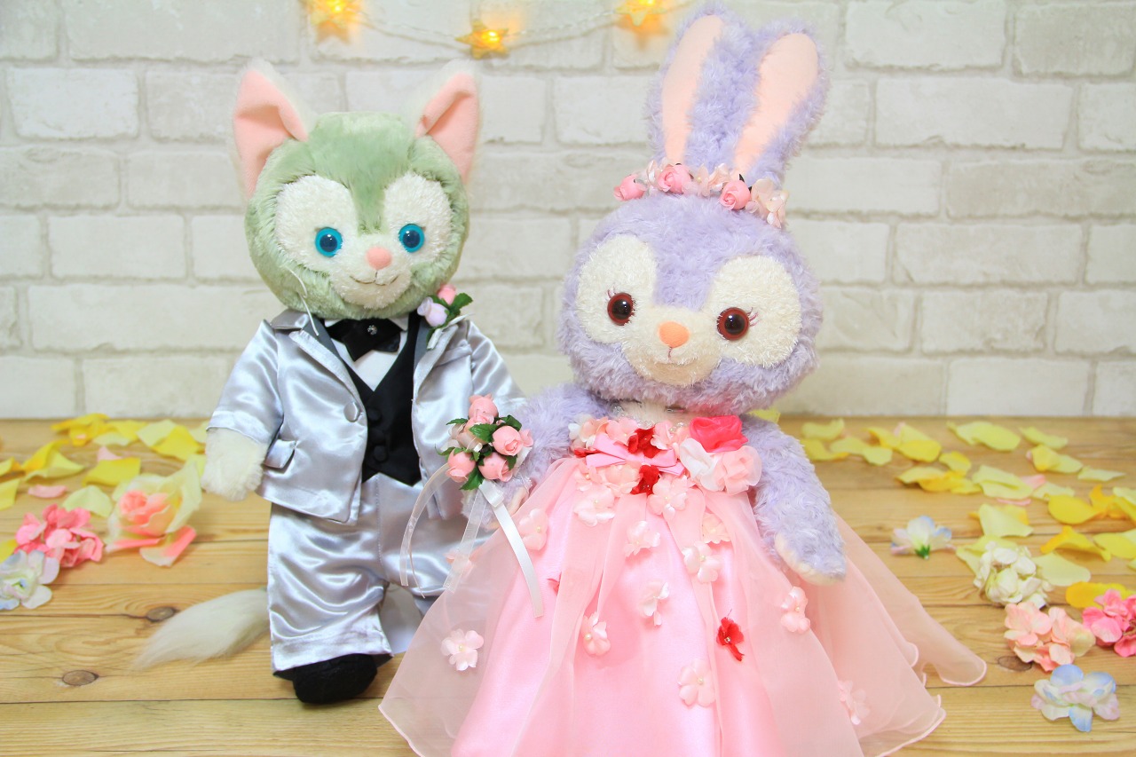 ジェラトーニとステラ・ルーの結婚式ぬいぐるみ - キャラクターグッズ