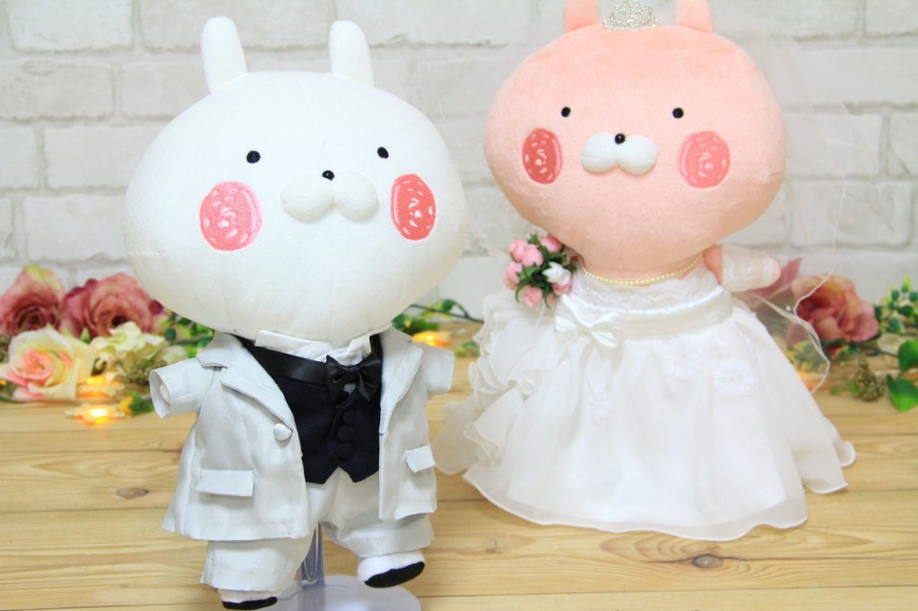 HOT大得価うさまる　ぬいぐるみ　ウェディング　ブライダル　花嫁　結婚式　wedding ぬいぐるみ