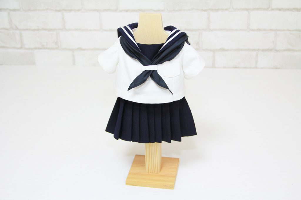 セーラー服の「オリジナル木製トルソー」サイズ