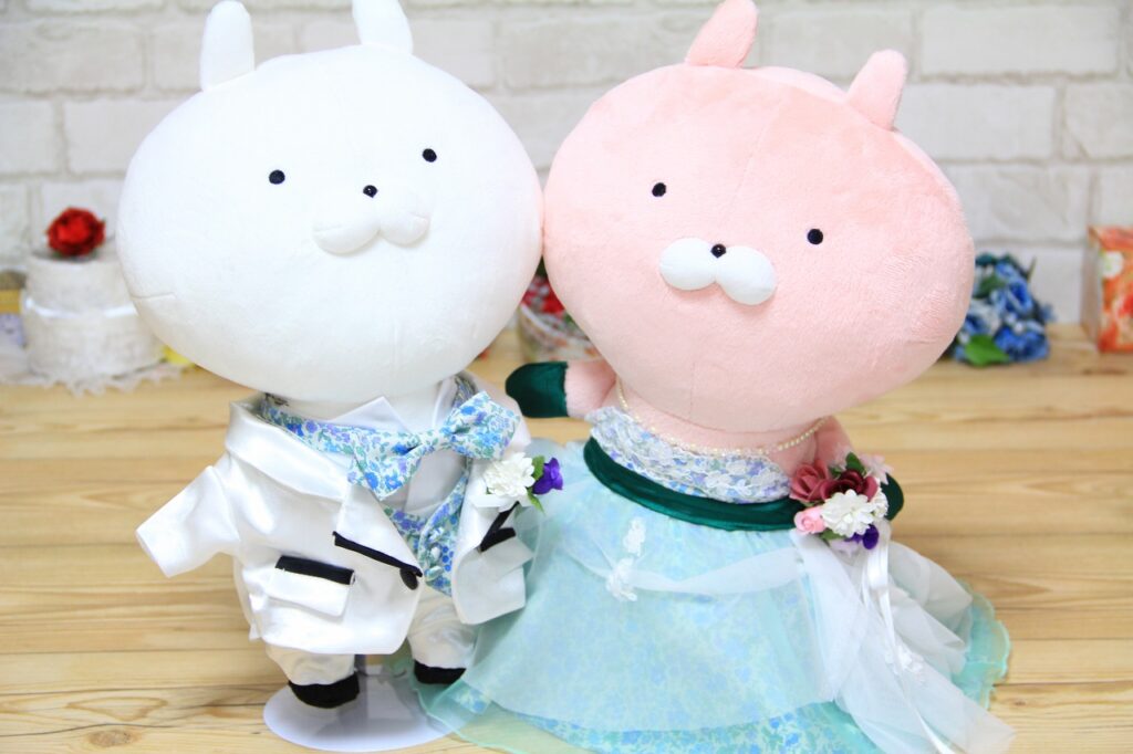 ✿うさまる✿ ウエディング衣装 結婚式 ウエディングドール-